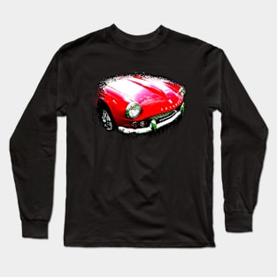 Triumph GT6 Mk1 1960s British classic car red elements Long Sleeve T-Shirt